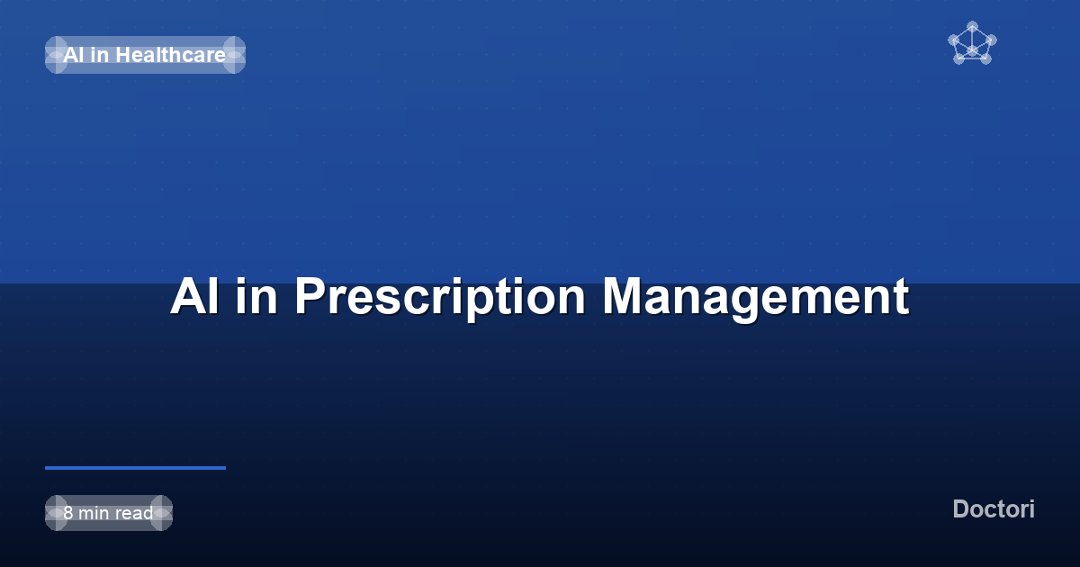 AI in Prescription Management